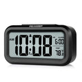 Peakeep Night Light Digital Alarm Clock Battery Operated with Indoor Temperature, Desk Small Clock (White)